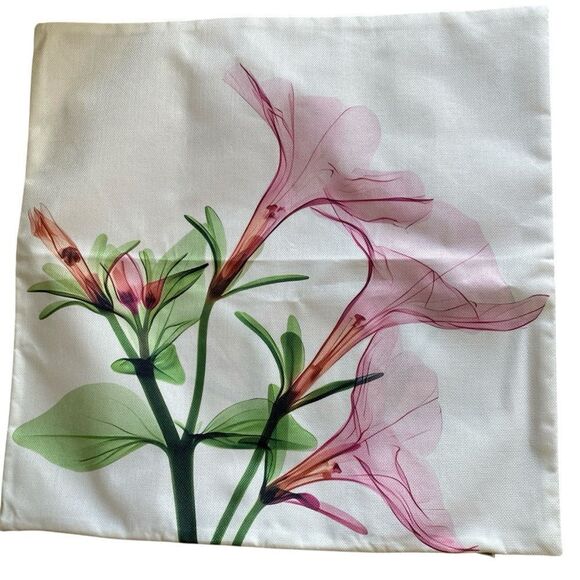 3 Floral Print Decorative Pillow Covers NWOT - Picture 2 of 7